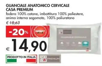 Bennet GUANCIALE ANATOMICO CERVICALE CASA PREMIUM offerta