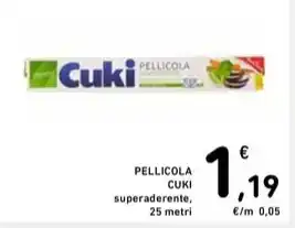 Spazio Conad PELLICOLA CUKI superaderente, 25 metri offerta