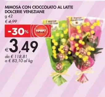 Bennet MIMOSA CON CIOCCOLATO AL LATTE DOLCERIE VENEZIANE offerta