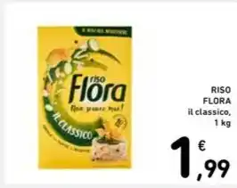 Spazio Conad RISO FLORA il classico, 1 kg offerta