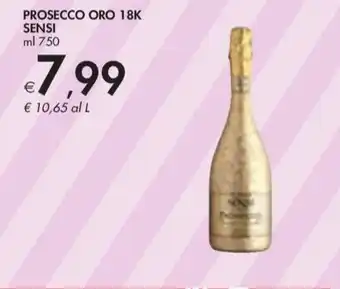Bennet PROSECCO ORO 18K SENSI ml 750 offerta