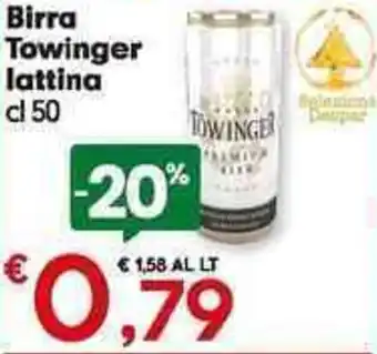 Despar Birra Towinger lattina cl 50 offerta