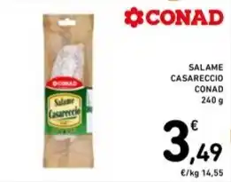 Spazio Conad SALAME CASARECCIO CONAD offerta