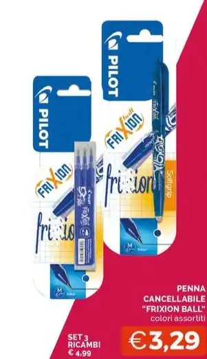PENNA CANCELLABILE "FRIXION BALL" colori assortiti