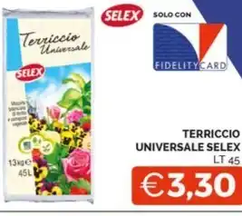 Mercatò TERRICCIO UNIVERSALE SELEX LT 45 offerta