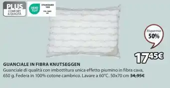 JYSK GUANCIALE IN FIBRA KNUTSEGGEN offerta