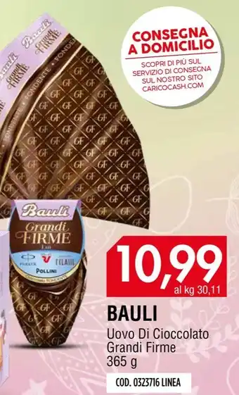 Carico Cash & Carry BAULI Uovo Di Cioccolato Grandi Firme offerta