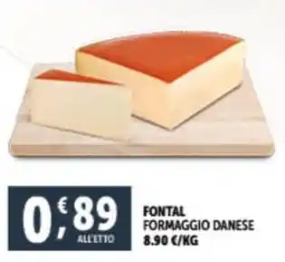 Deco Supermercati FONTAL FORMAGGIO DANESE offerta