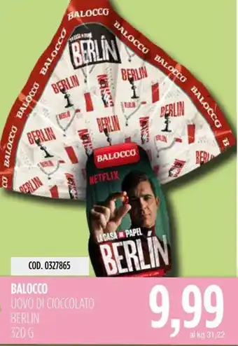 Carico Cash & Carry BALOCCO UOVO DI CIOCCOLATO BERLIN 320 G offerta
