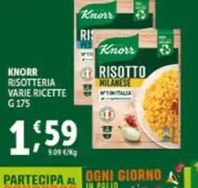 Deco Supermercati KNORR RISOTTERIA VARIE RICETTE G175 offerta