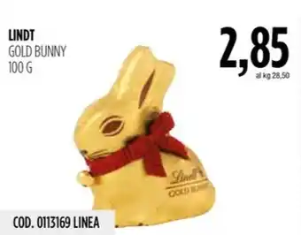 Carico Cash & Carry LINDT GOLD BUNNY 100 G offerta