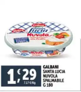 Deco Supermercati GALBANI SANTA LUCIA NUVOLA SPALMABILE G180 offerta