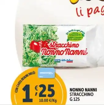 Deco Supermercati NONNO NANNI STRACCHINO offerta
