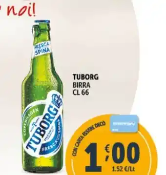Deco Supermercati TUBORG BIRRA CL 66 offerta