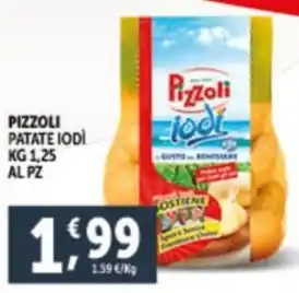 Deco Supermercati PIZZOLI PATATE IODI KG 1,25 offerta