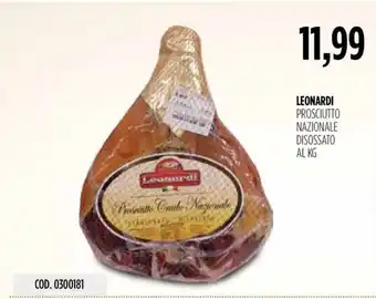 LEONARDI PROSCIUTTO NAZIONALE DISOSSATO