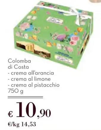 Sapori & Dintorni Conad Colomba di Costa - crema all'arancia 750 g offerta