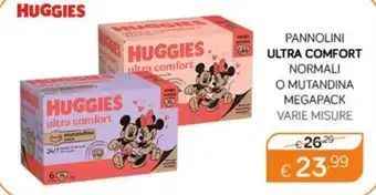PANNOLINI ULTRA COMFORT NORMALI O MUTANDINA MEGAPACK