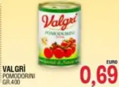 Jolly Market VALGRI POMODORINI GR.400 offerta