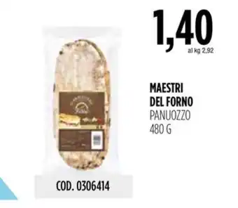 Carico Cash & Carry MAESTRI DEL FORNO PANUOZZO 480 G offerta