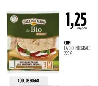 CRM LA BIO INTEGRALE 225 G