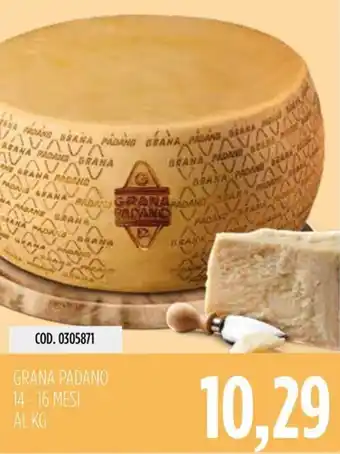 Carico Cash & Carry GRANA PADANO 14-16 MESI offerta