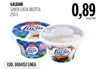 Carico Cash & Carry GALBANI SANTA LUCIA RICOTTA offerta