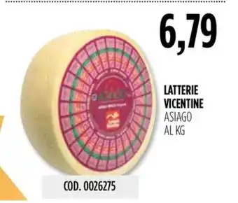 Carico Cash & Carry LATTERIE VICENTINE ASIAGO offerta