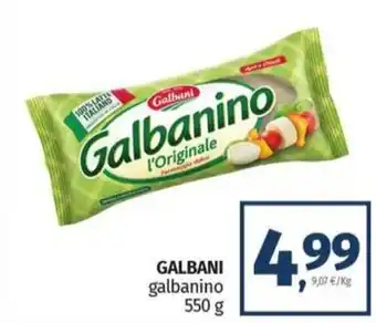 Pam GALBANI galbanino 550 g offerta