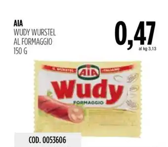 Carico Cash & Carry AIA WUDY WURSTEL AL FORMAGGIO offerta