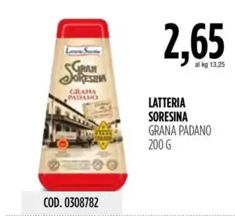 Carico Cash & Carry LATTERIA SORESINA GRANA PADANO 200 G offerta