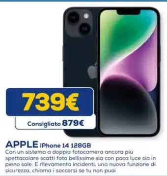Euronics APPLE iPhone 14 128GB offerta