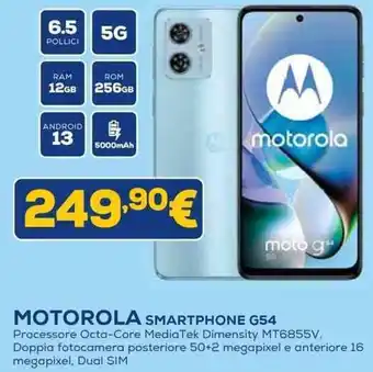 Euronics MOTOROLA SMARTPHONE G54 offerta