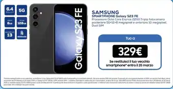 Euronics SAMSUNG SMARTPHONE Galaxy S23 FE offerta