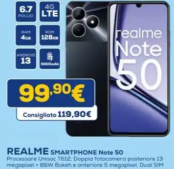 Euronics REALME SMARTPHONE Note 50 offerta