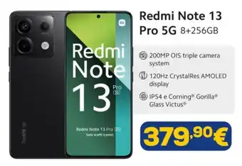 Euronics Redmi Note 13 Pro 5G 8+256GB offerta