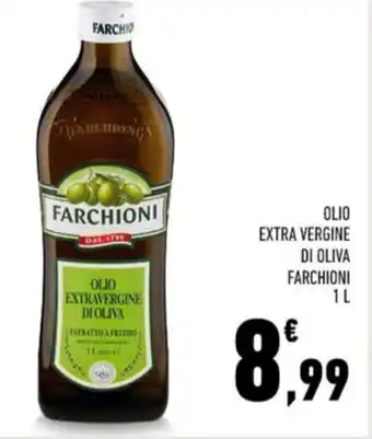 Conad City OLIO EXTRA VERGINE DI OLIVA FARCHIONI 1L offerta