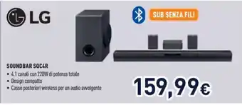 Unieuro LG SOUNDBAR SQC4R offerta