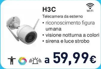 Unieuro H3C Telecamera da esterno offerta
