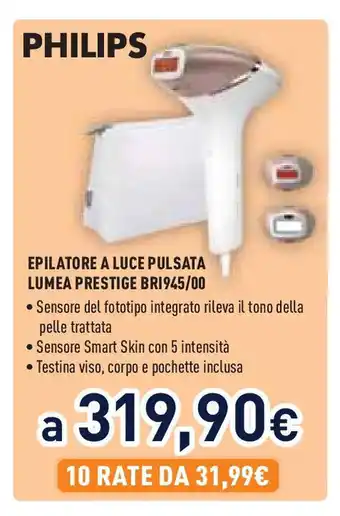 EPILATORE A LUCE PULSATA LUMEA PRESTIGE BRI945/00