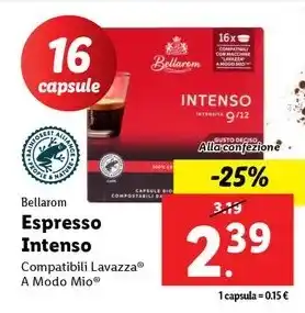 Lidl Bellarom Espresso Intenso offerta