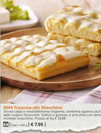 Focaccia allo Stracchino