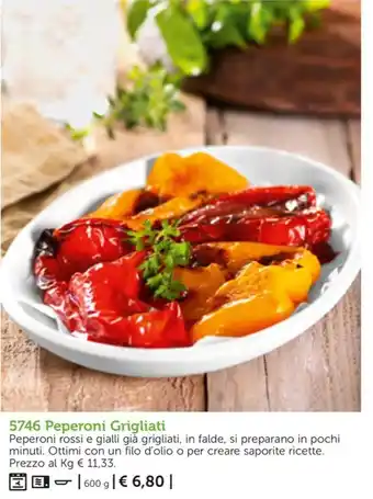 Bofrost Peperoni Grigliati offerta