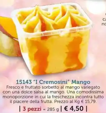 Bofrost I Cremosini" Mango offerta