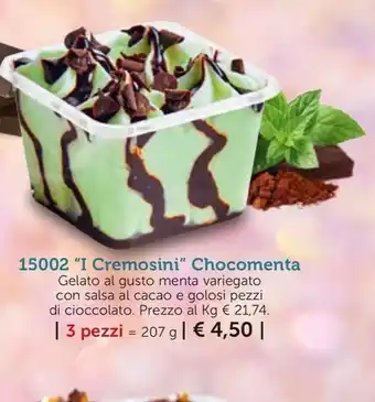 I Cremosini" Chocomenta Gelato