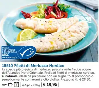 Filetti di Merluzzo Nordico
