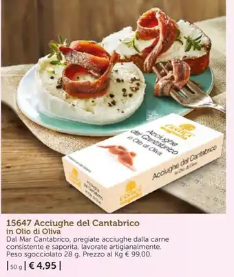 Bofrost Acciughe del Cantabrico in Olio di Oliva offerta