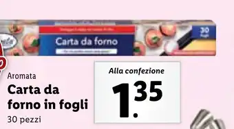 Aromata Carta da forno in fogli 30 pezzi