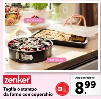 zenker Teglia o stampo da forno con coperchio