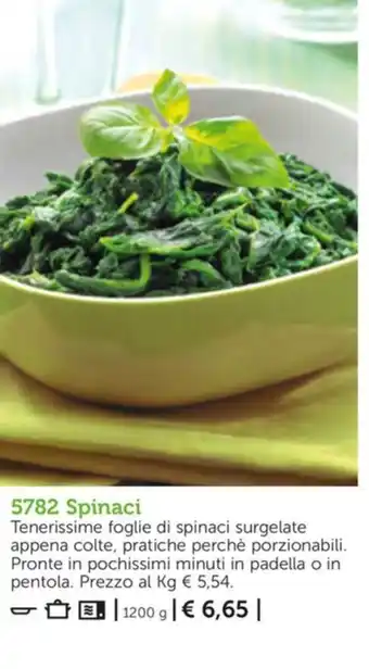 Bofrost Spinaci offerta